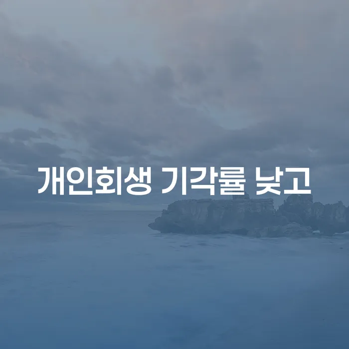 신용대출 연체 개인회생으로 해결방법 잘하는 법률사무소